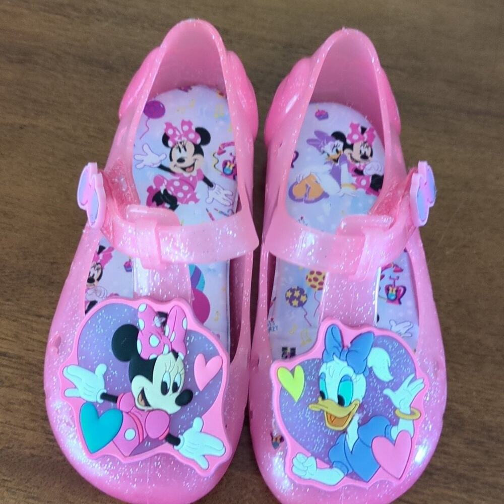 Disney Minnie Mouse & Daisy Duck BFFs Casual Jelly Shoe 7C